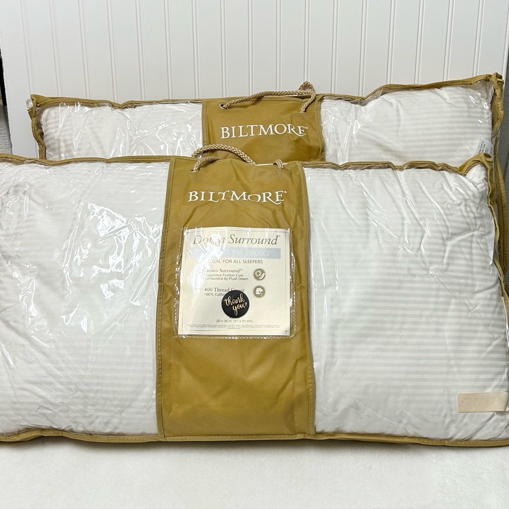 Biltmore Down Surround king medium support pillow